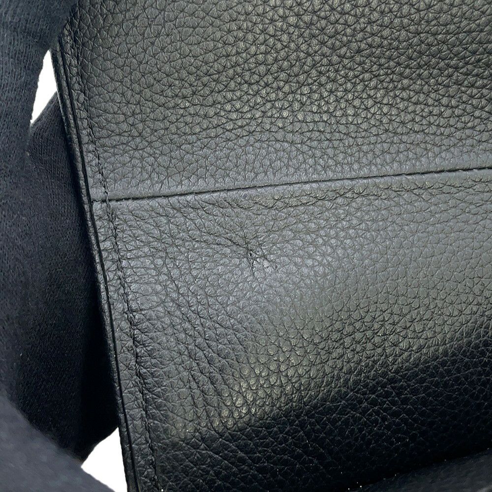 クリスチャン・ディオール ボディバッグ サドルバッグ カーフレザー 1ADPO093YMJ Christian Dior 黒
