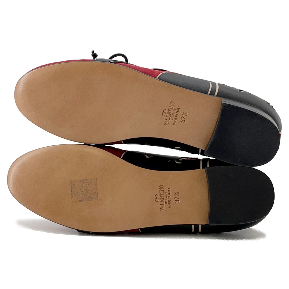 ヴァレンティノ ローファー パンサー スエード レディースサイズ37 1/2 NW1S0D22JHW VALENTINO 靴