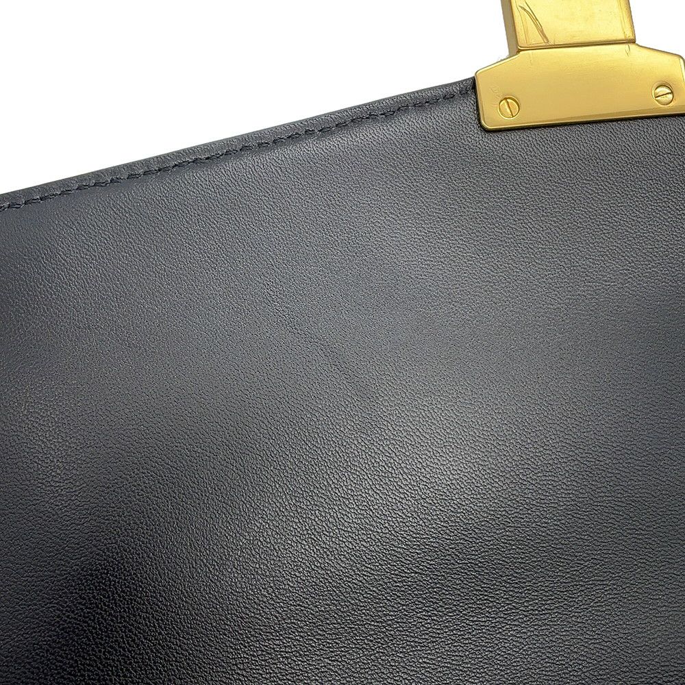 セリーヌ ビジネスバッグ トリオンフ ブリーフケース PVC/レザー CELINE 2wayショルダーバッグ 白 黒