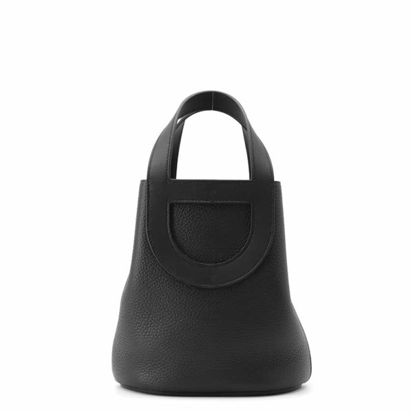 エルメス トートバッグ インザループ 18 ブラック/ゴールド金具
