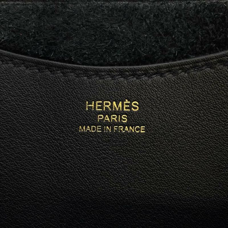 エルメス トートバッグ インザループ 18 ブラック/ゴールド金具 トリヨンクレマンス B刻印 黒