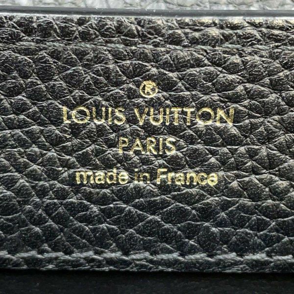 ルイヴィトン ハンドバッグ トリヨンレザー カプシーヌMINI M56071 LOUIS VUITTON 2way ブラック 黒