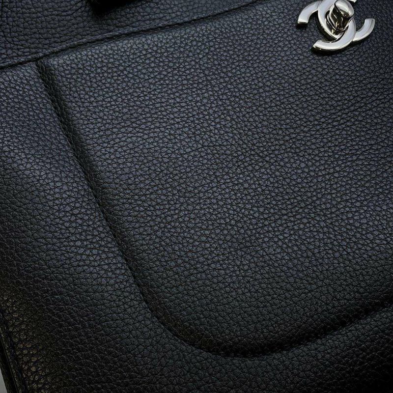 シャネル トートバッグ ネオエグゼクティブ ココマーク キャビアスキン A69930 CHANEL 2wayショルダーバッグ 黒