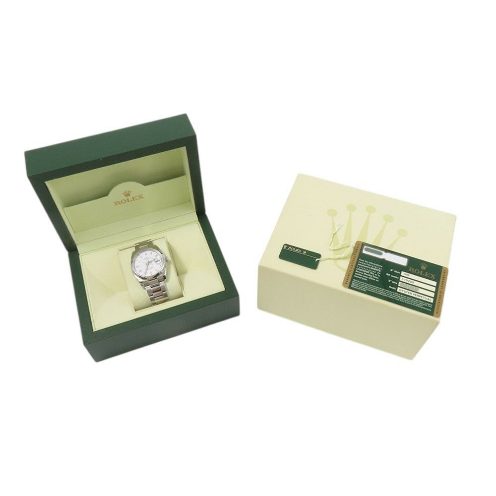 ロレックス オイスターパーペチュアル デイト G番 115200 腕時計 ウォッチ 白文字盤