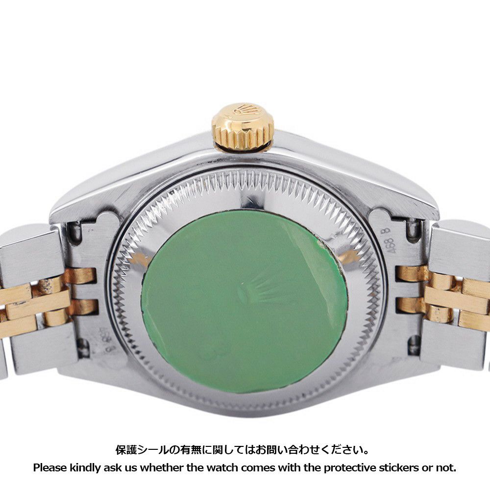 ロレックス レディデイトジャスト SS/K18YG 2Pダイヤ A番 79173 2BR コンビ 腕時計 ジェダイト文字盤