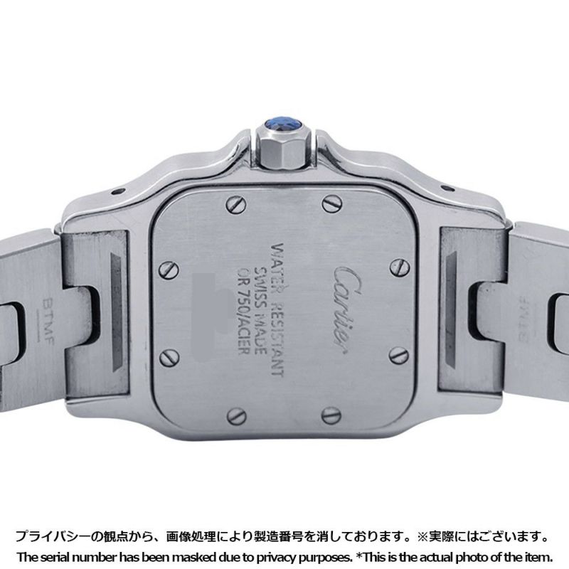 カルティエ サントスガルベ SM Cartier 腕時計 アイボリー文字盤