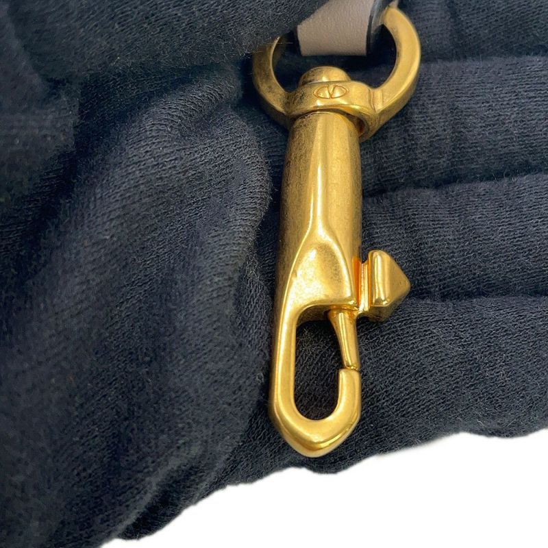 ヴァレンティノ・ガラヴァーニ ハンドバッグ Vロゴ キャンバス レザー 2W0B0K96YJH VALENTINO 2way 白