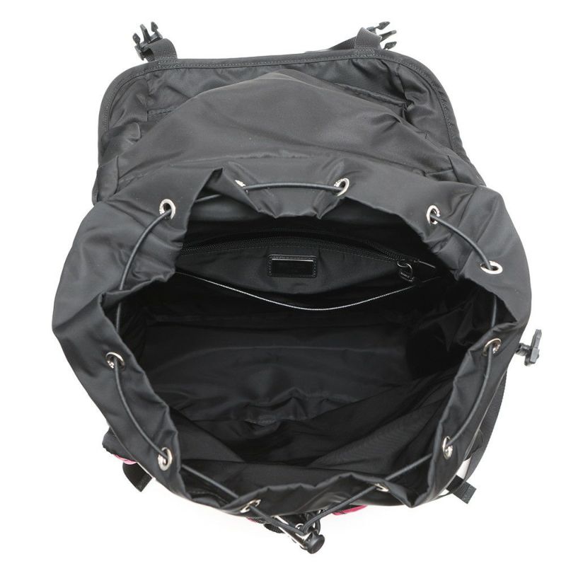 プラダ リュックサック トライアングルロゴ ナイロン PRADA バックパック 黒