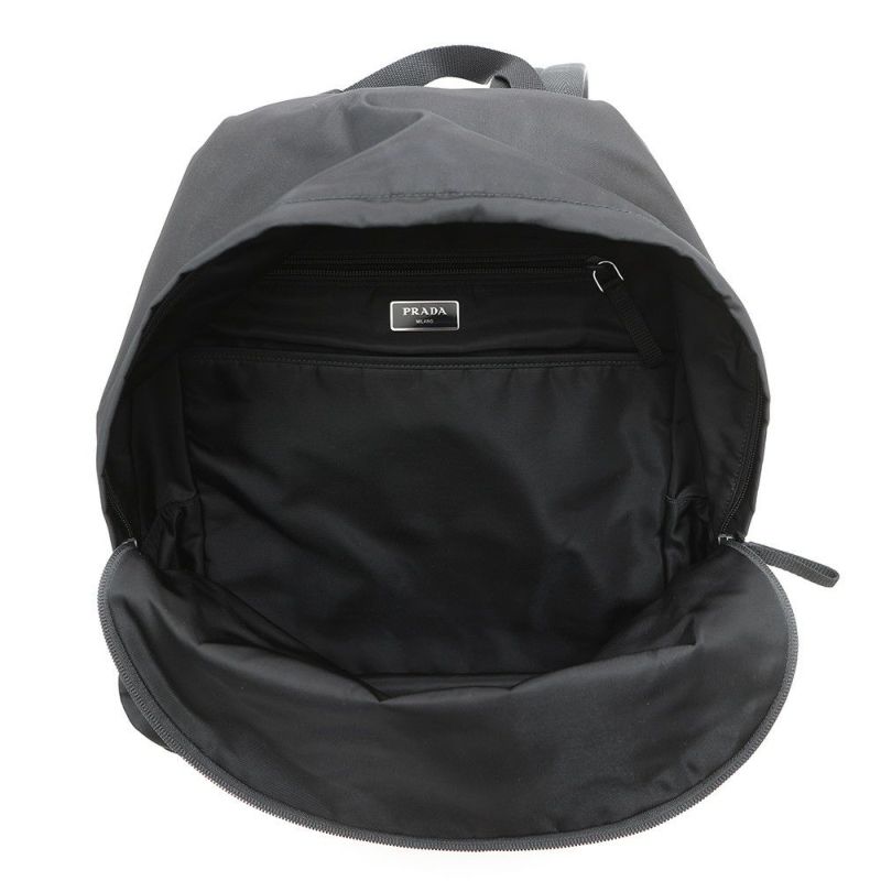プラダ リュック トライアングルロゴ バックパック ナイロン 2VZ034 PRADA バッグ リュックサック 黒 アウトレット品