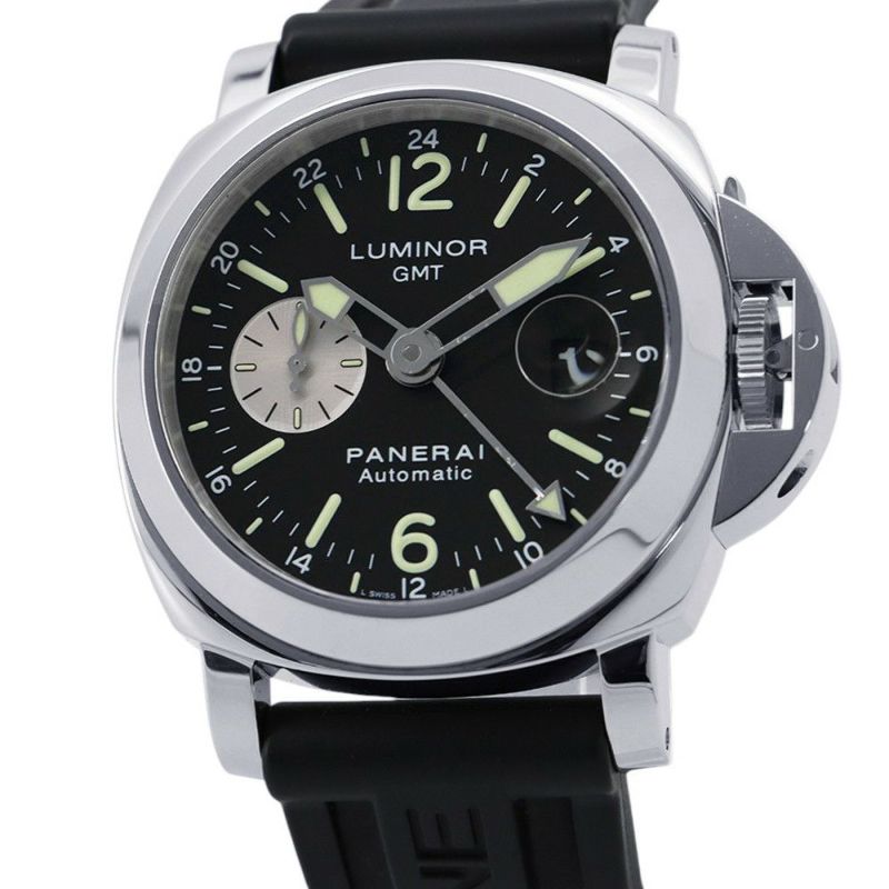パネライ ルミノールGMT M番 PAM00088 PANERAI 腕時計 黒文字盤