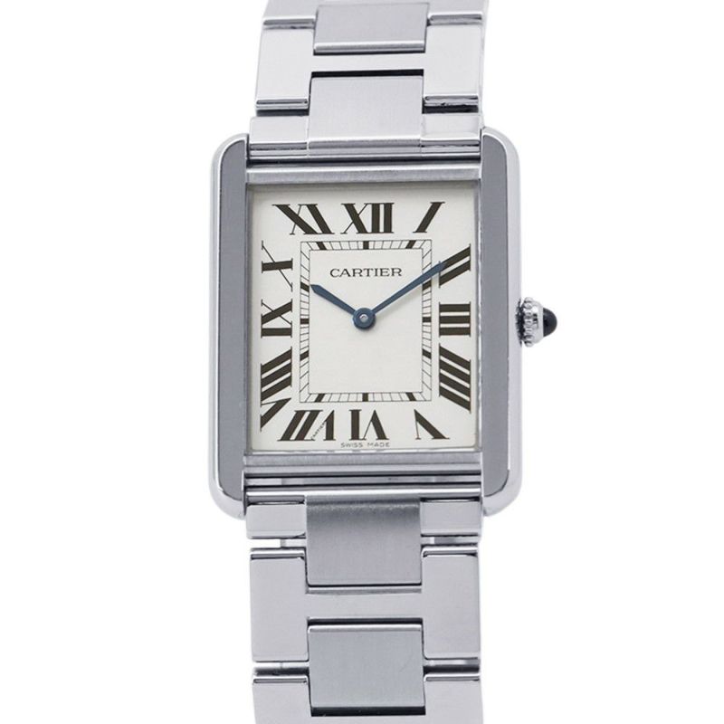 カルティエ タンク ソロ ウォッチ LM W5200014 Cartier 腕時計 ウォッチ クォーツ シルバー文字盤