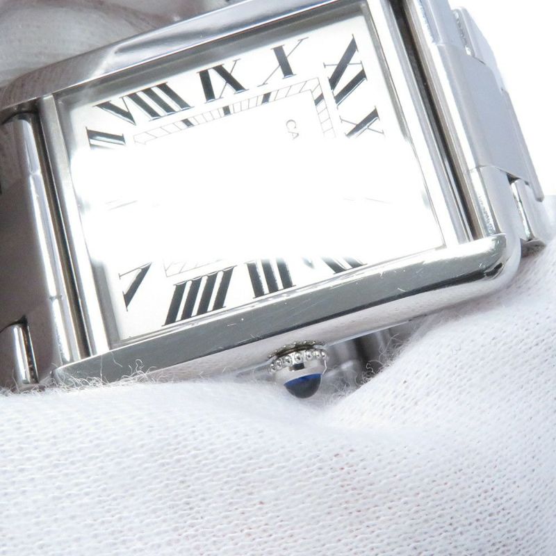 カルティエ タンク ソロ ウォッチ LM W5200014 Cartier 腕時計 ウォッチ クォーツ シルバー文字盤