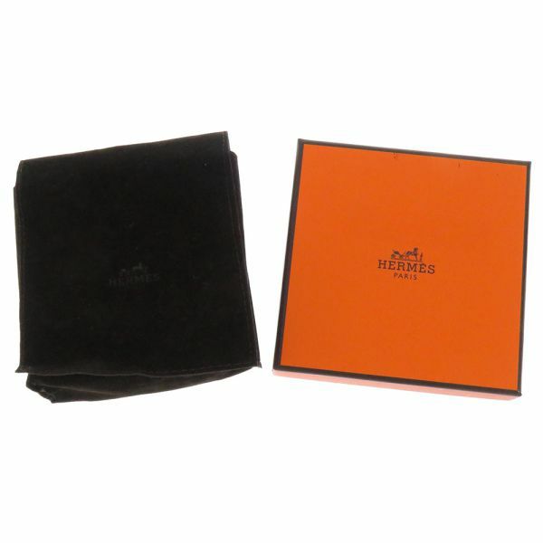 エルメス バングル コリエドシアン ブラック/ゴールド金具 ボックスカーフ サイズT2 C刻印 HERMES アクセサリー ブレスレット 黒