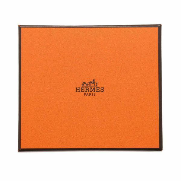 エルメス カードケース ベアン ミニ エトゥープ/ゴールド金具 エプソン W刻印 HERMES 名刺入れ