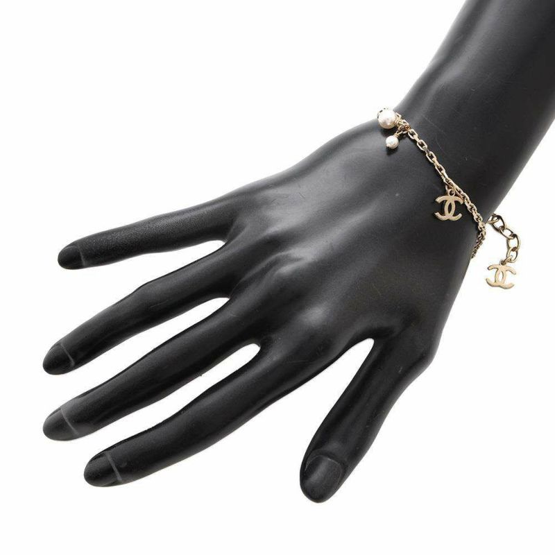 シャネル ブレスレット ココマーク フェイクパール GP A22 V CHANEL アクセサリー