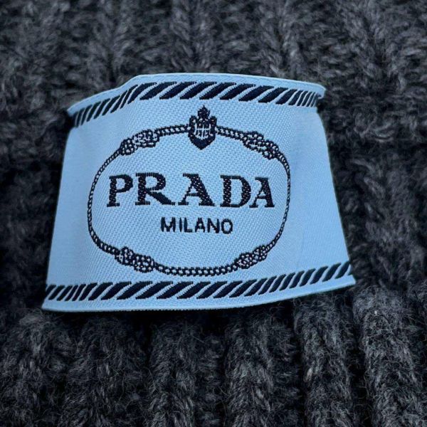 プラダ セーター ウール カシミヤ ナイロン レディースサイズ42 P24R1P PRADA アパレル ニット 黒