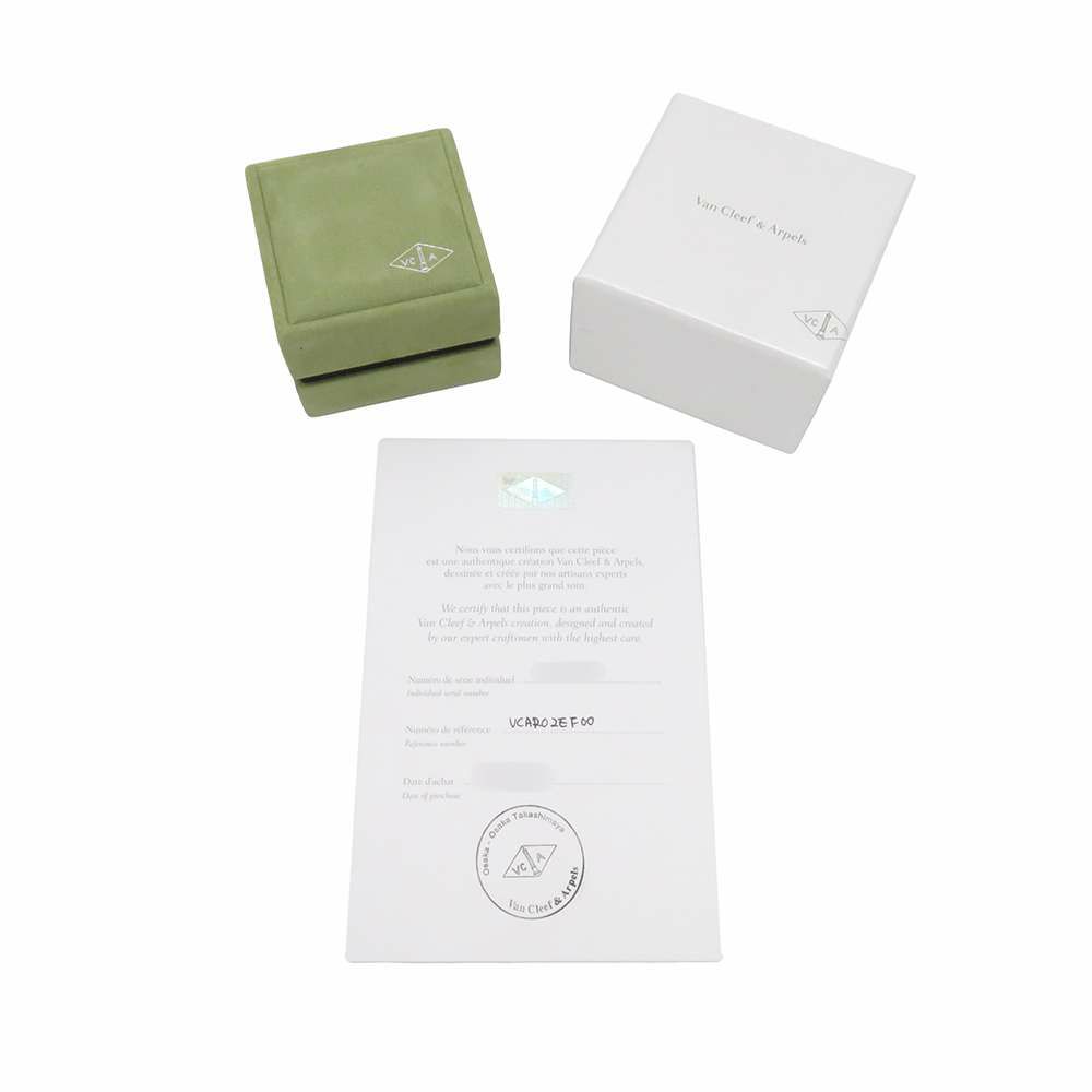 ヴァンクリーフ&アーペル ネックレス ペルレ クローバー ペンダント ダイヤモンド 16P 0.18ct K18WGホワイトゴールド VCARO2EF00