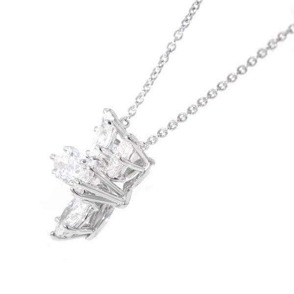 ハリーウィンストン ネックレス ウィンストン・クラスター・ペンダント ラージ ダイヤモンド 計約1.90ct Pt950プラチナ PEDPCLWC