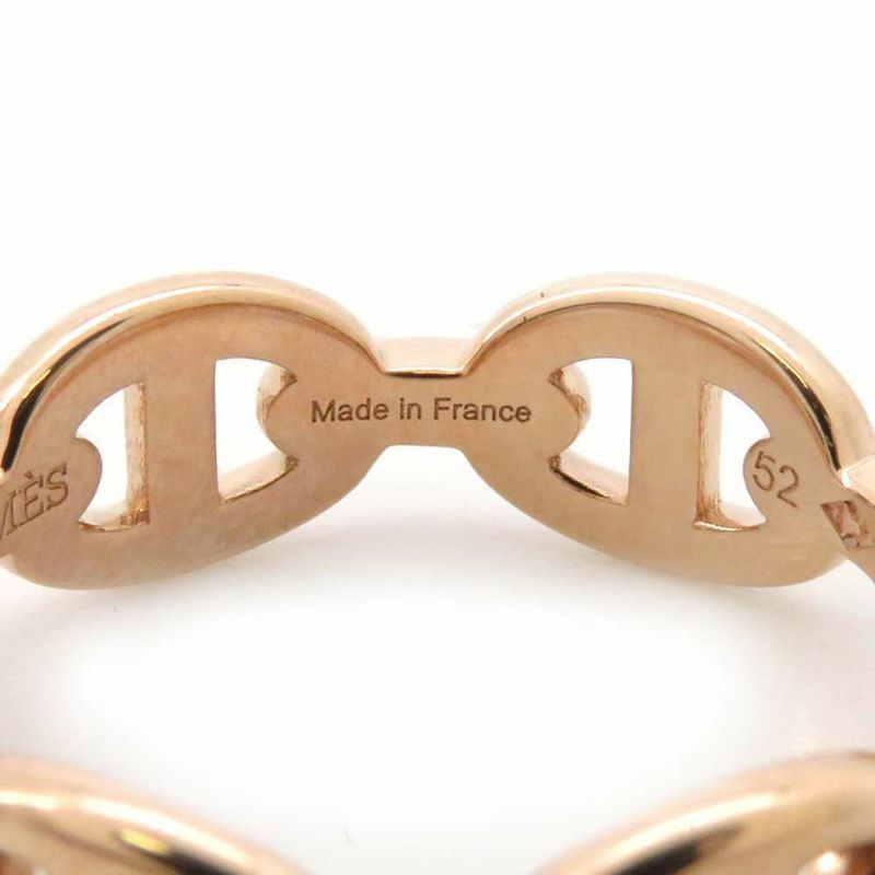 エルメス リング シェーヌダンクル アンシェネPM K18PGピンクゴールド リングサイズ52 HERMES 指輪 ジュエリー