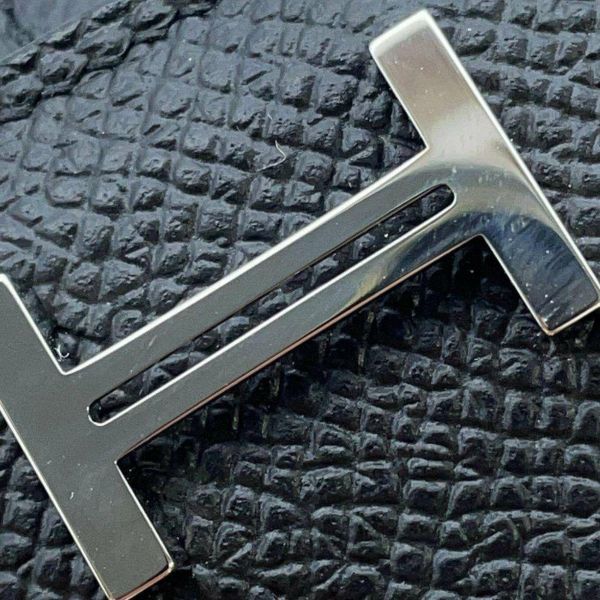 エルメス カードケース ベアン ミニ エトゥープ/シルバー金具 エプソン W刻印 HERMES 名刺入れ 黒