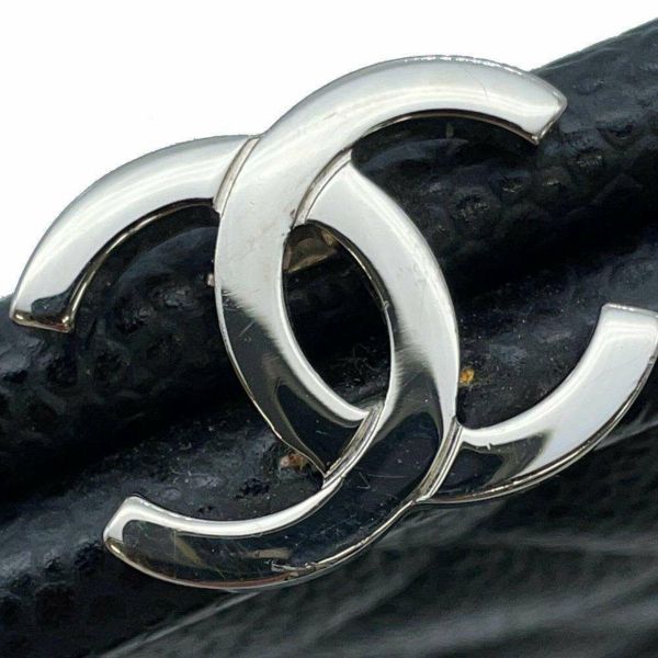 シャネル クラッチバッグ マトラッセ ココマーク キャビアスキン A32342 CHANEL バッグ 黒