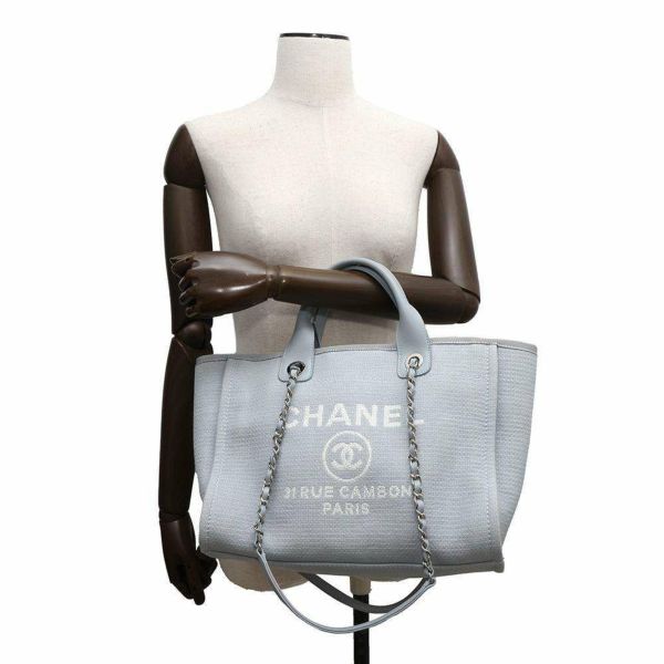 シャネル トートバッグ ドーヴィル ココマーク スモール ショッピングバッグ AS3257 CHANEL 2wayショルダーバッグ