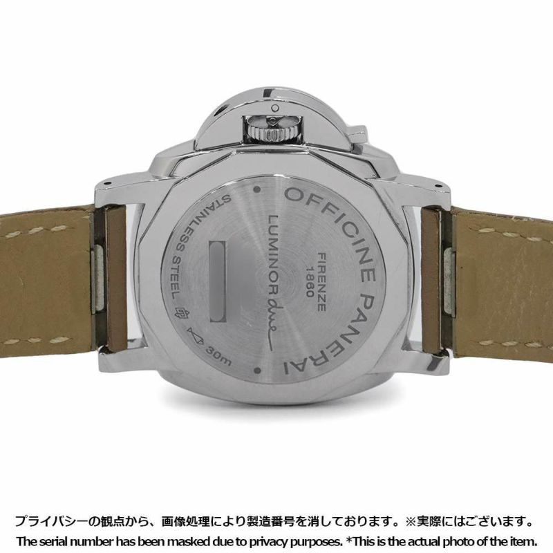 パネライ ルミノール ドゥエ W番 PAM01043 PANERAI 腕時計 白文字盤