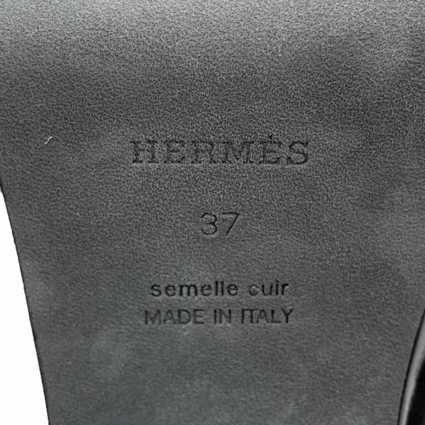 エルメス パンプス ヒール 70 カーフレザー レディースサイズ37 HERMES 靴 黒