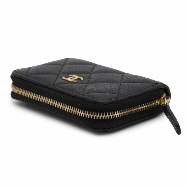 シャネル コインケース マトラッセ ココマーク キャビアスキン AP0216 CHANEL 財布 黒