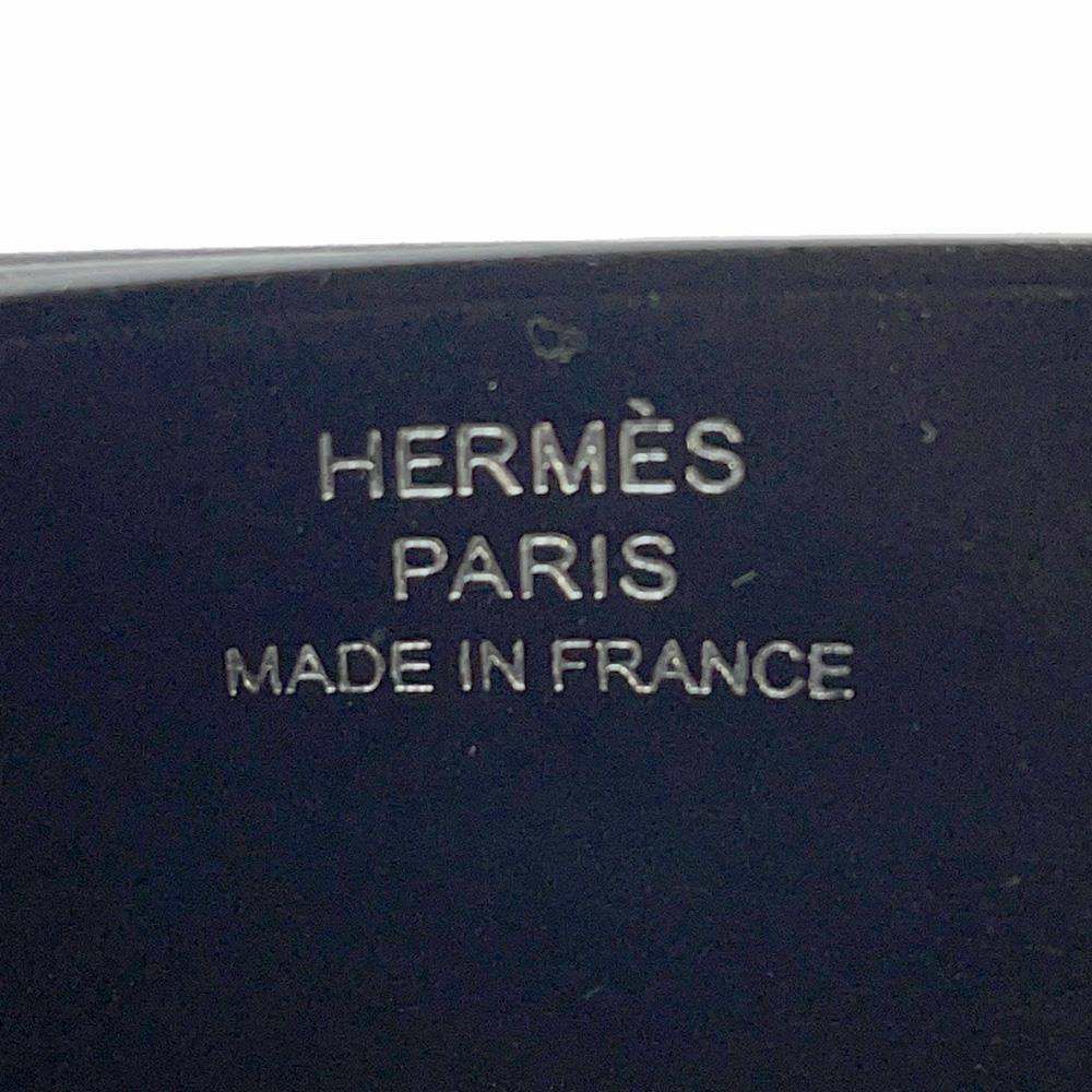 エルメス カードケース Hセリエ ブラック ボックスカーフ B刻印 HERMES カード 黒