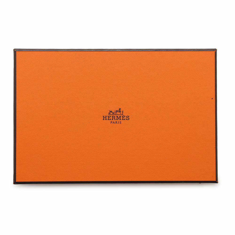 エルメス 長財布 ベアンスフレ ブルーゼフィール/シルバー金具 シェブルミゾル D刻印 財布