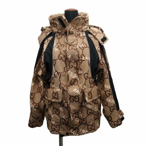 グッチ ジャケット バレンシアガコラボ ジャンボGG ザハッカー プロジェクト レディースサイズ36 676426 GUCCI BALENCIAGA