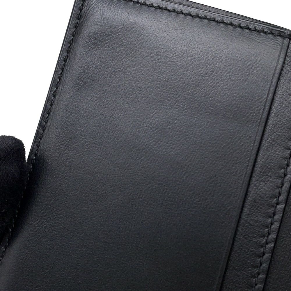 サンローランパリ 財布 タイニーカサンドラクレジットカードウォレット 型押しレザー 847958DZEDW1000 黒