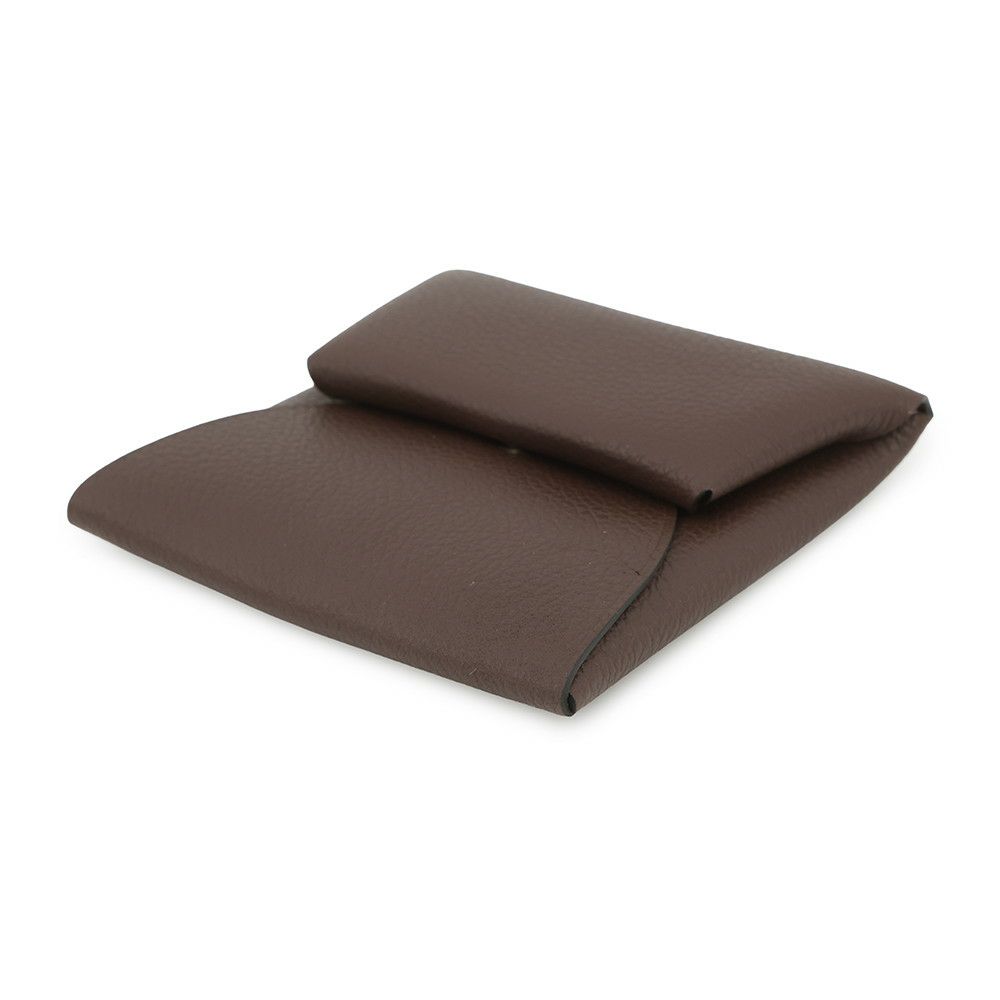 エルメス コインケース バスティア モカ エバーカラー W刻印 HERMES 小銭入れ