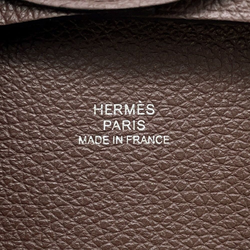 エルメス コインケース バスティア モカ エバーカラー W刻印 HERMES 小銭入れ