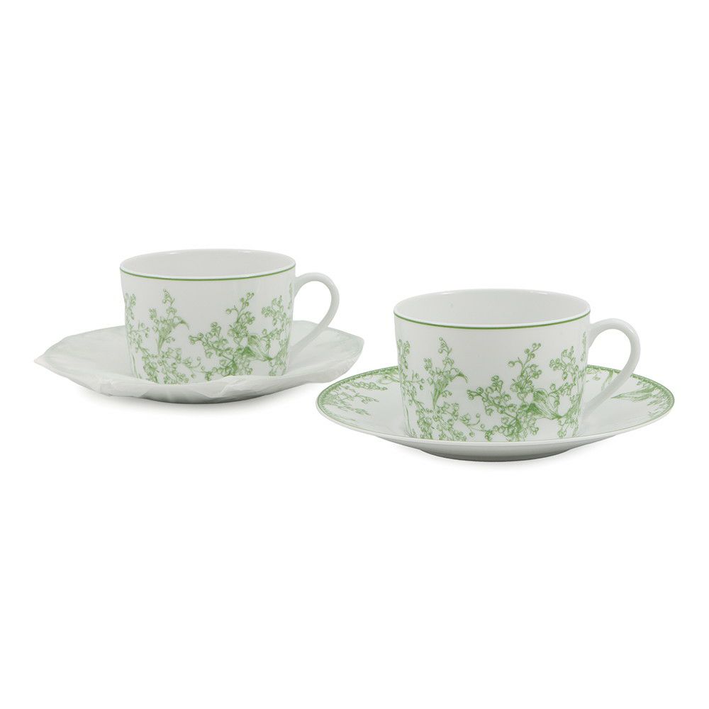 クリスチャン・ディオール ティーカップ&ソーサーセット リリー オブ ザ バレー モーニング 陶器 Christian Dior 食器