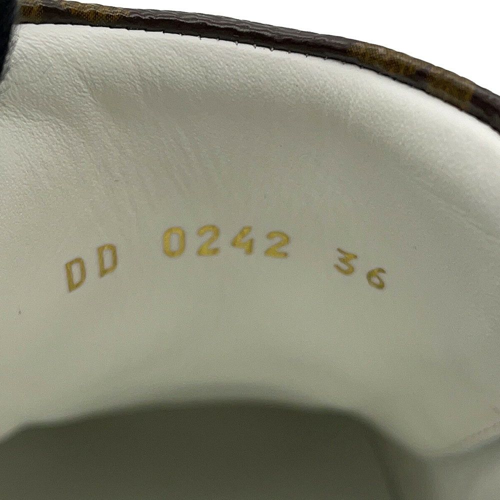 ルイヴィトン スニーカー モノグラム タイムアウトライン レザー レディースサイズ36 DD0242 LV×YK 草間彌生 靴