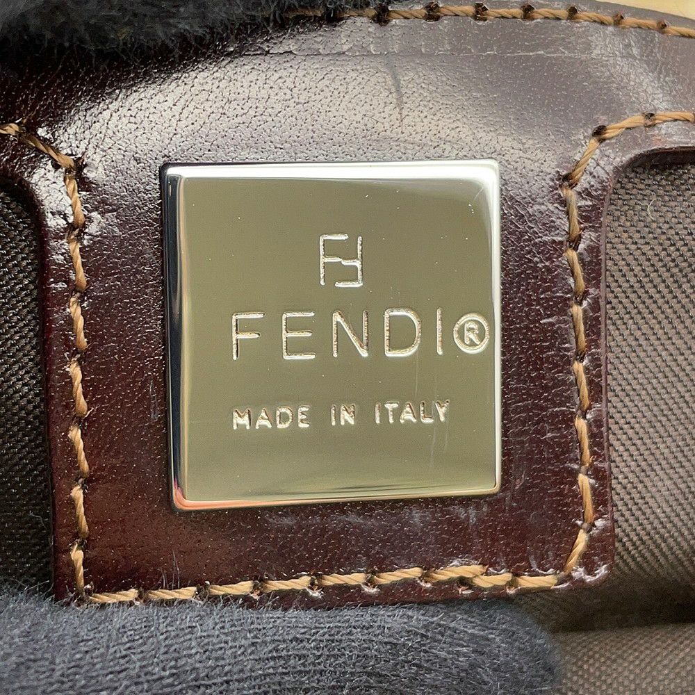 フェンディ ハンドバッグ マンマバケット ズッカ柄 キャンバス 26325 FENDI ワンショルダーバッグ