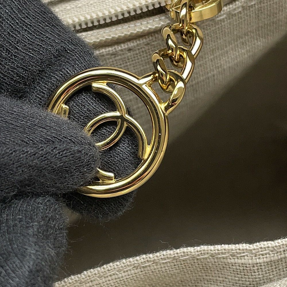 シャネル トートバッグ ドーヴィル ココマーク スモール ショッピングバッグ キャンバス AS3257 CHANEL 2way 黒