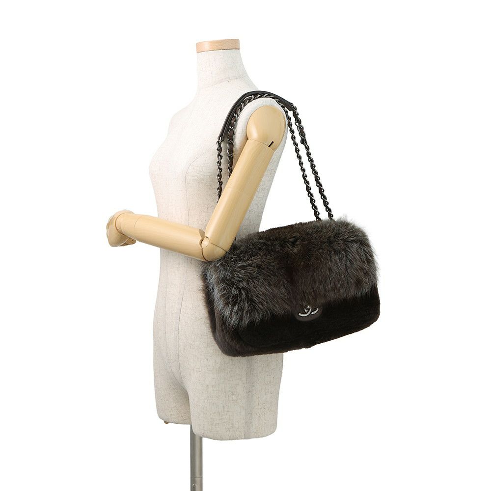 シャネル チェーンショルダーバッグ ココマーク ファー CHANEL 2ｗay