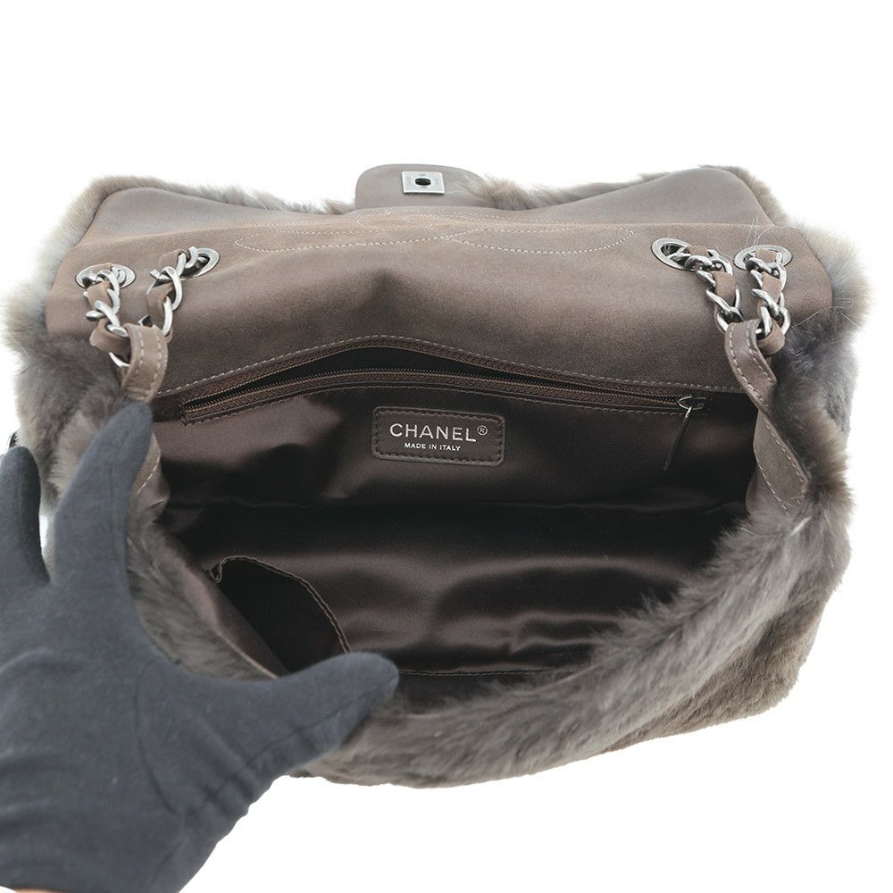 シャネル チェーンショルダーバッグ ココマーク ファー CHANEL 2ｗay