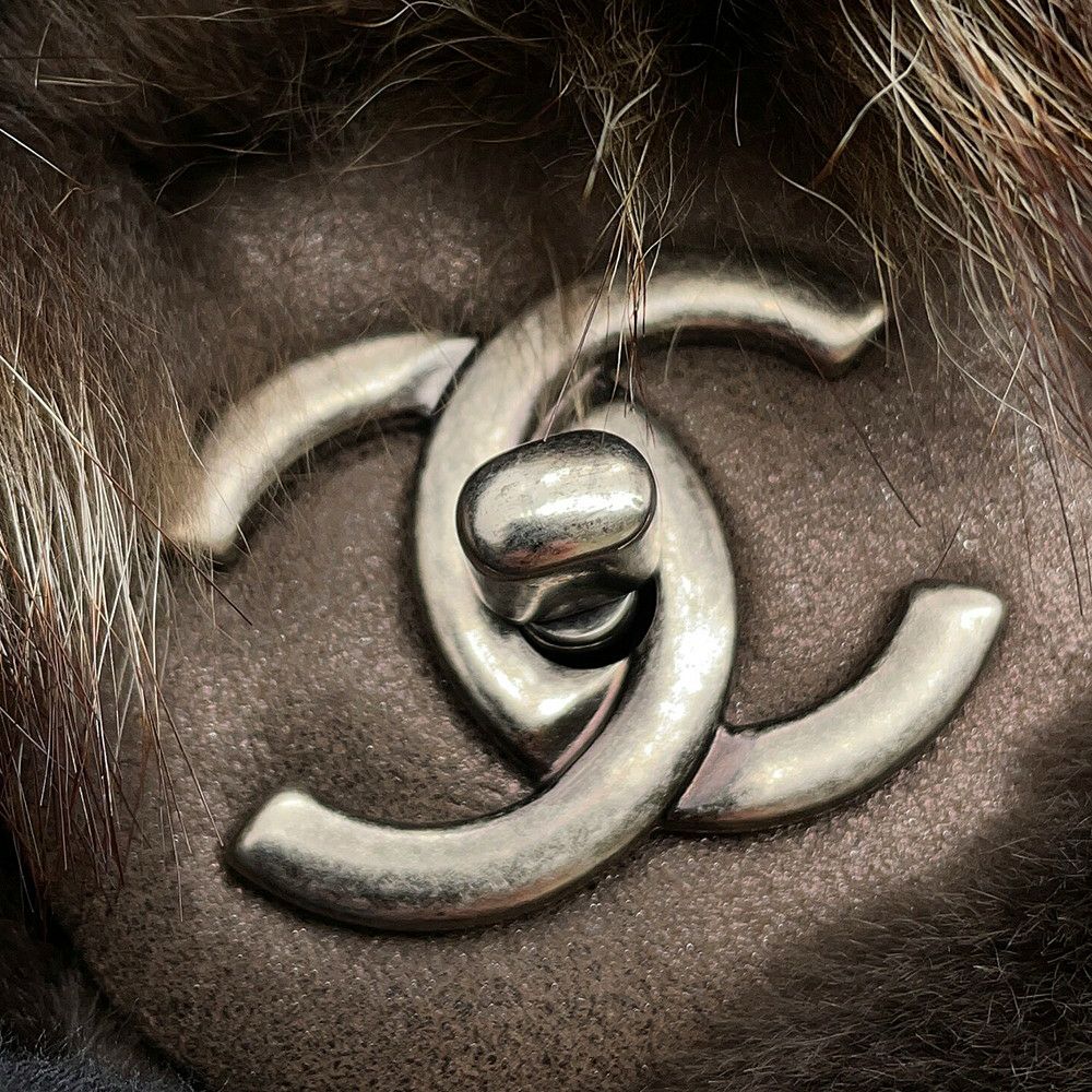 シャネル チェーンショルダーバッグ ココマーク ファー CHANEL 2ｗay