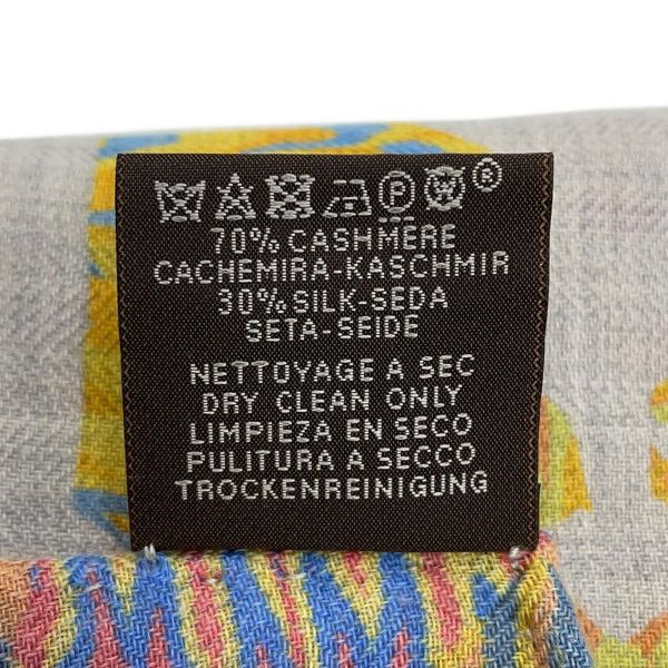 エルメス カレ90 京都マーブル エクスリブリス EX-LIBRIS HERMES カシミヤ スカーフ 2021年秋冬