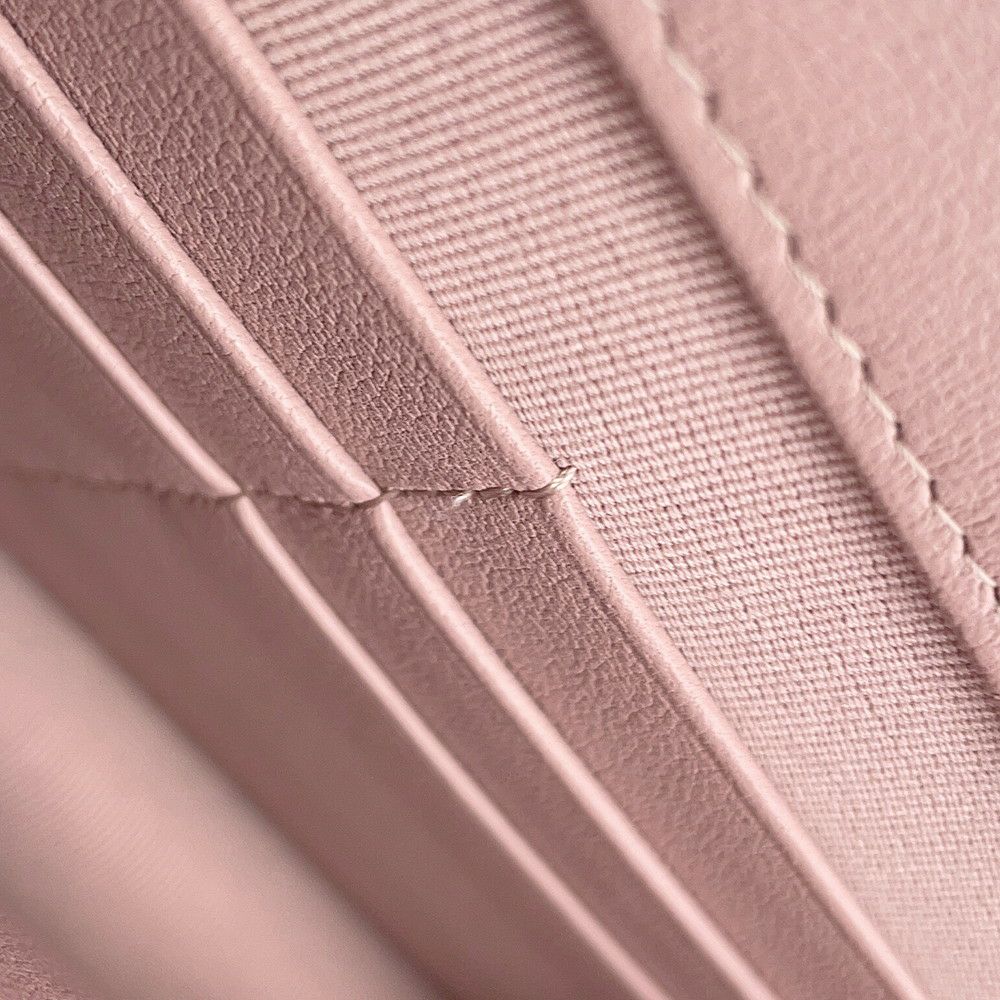 シャネル チェーンウォレット マトラッセ ココマーク ハートチェーン キャビアスキン AP3201 CHANEL