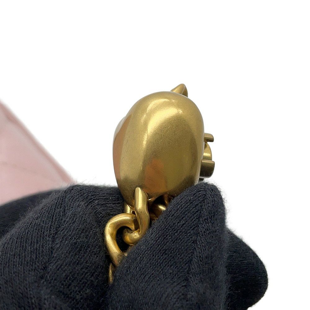 シャネル チェーンウォレット マトラッセ ココマーク ハートチェーン キャビアスキン AP3201 CHANEL