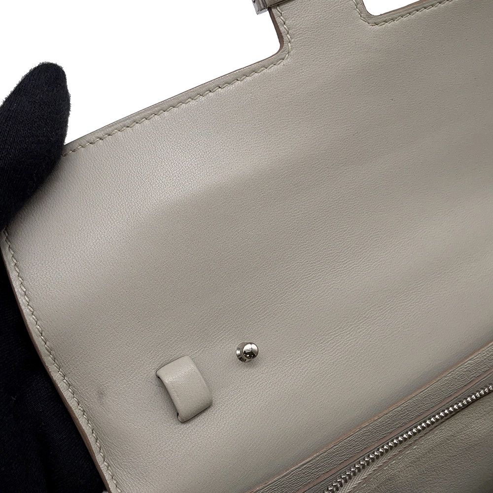 エルメス 長財布 コンスタンス トゥーゴー ロング ベトン/シルバー金具 アリゲーターマット U刻印