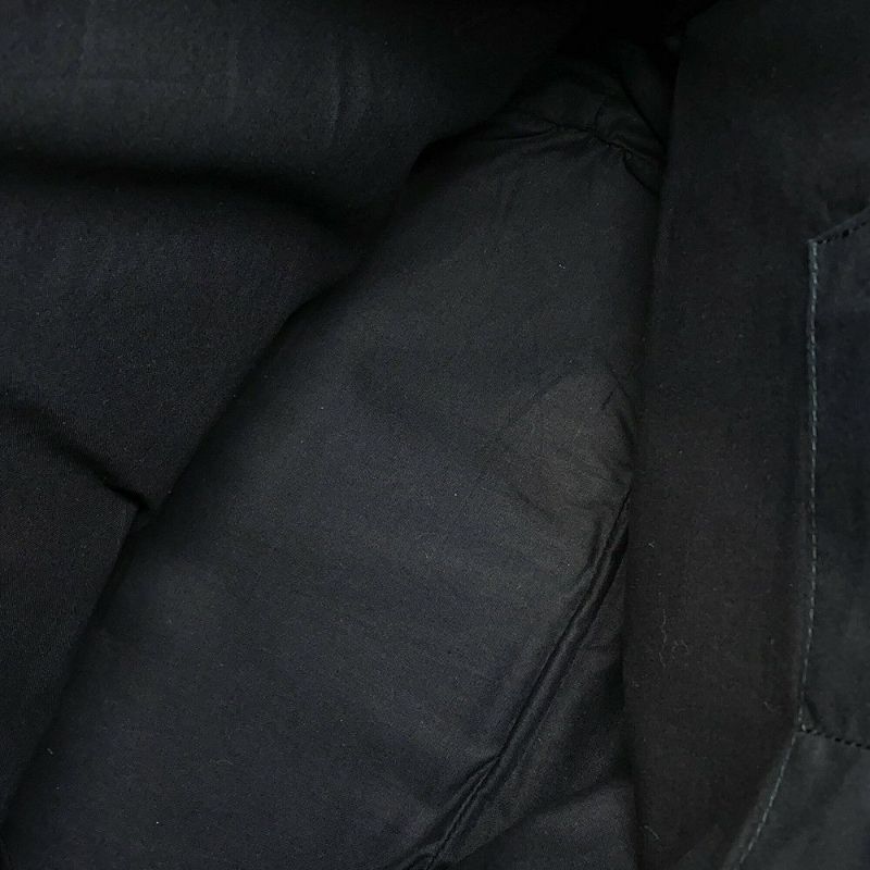 バレンシアガ トートバッグ ネイビートート レザー/キャンバス 374767 BALENCIAGA 黒 白