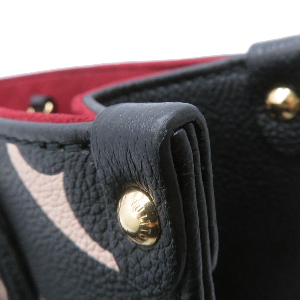 ルイヴィトン ハンドバッグ バイカラーモノグラム・アンプラント オンザゴーPM M45659 ヴィトン バッグ 2way ショルダー 黒 ブラック