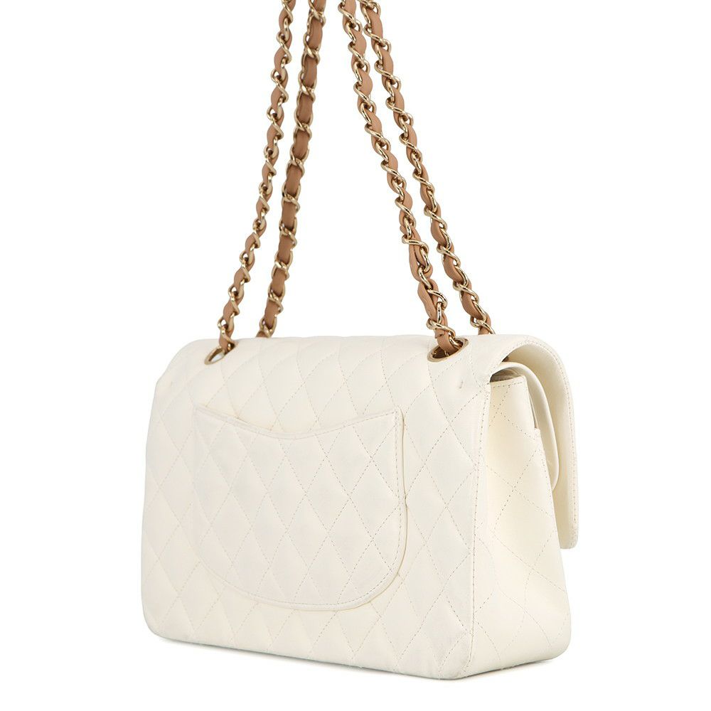 シャネル チェーンショルダーバッグ マトラッセ25 ココマーク ラムスキン ダブルチェーン A01112 CHANEL