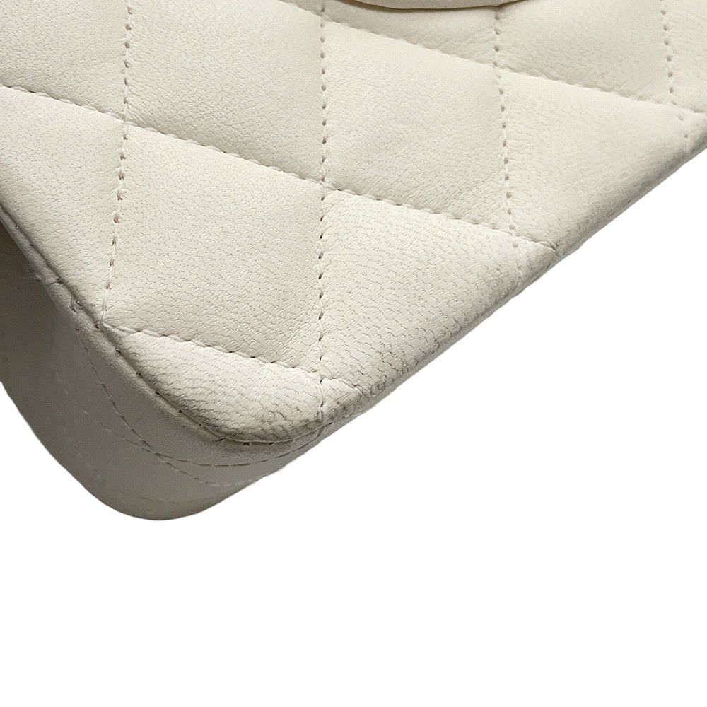 シャネル チェーンショルダーバッグ マトラッセ25 ココマーク ラムスキン ダブルチェーン A01112 CHANEL